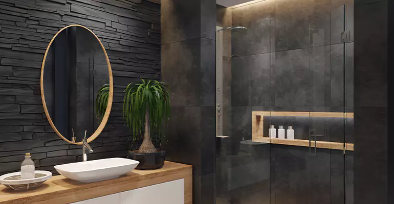 Bathroom Floor Tile Remodel in Cornwall