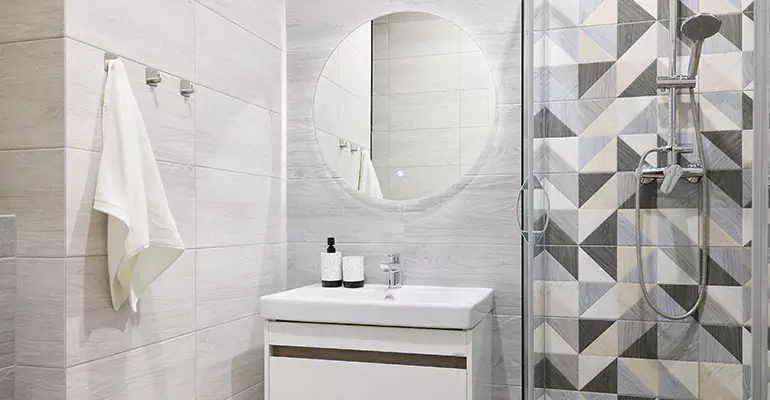 Small Master Bathroom Remodel in Aspers